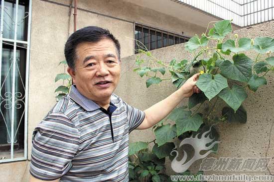 六旬老人孫建國種花種菜“種”健康